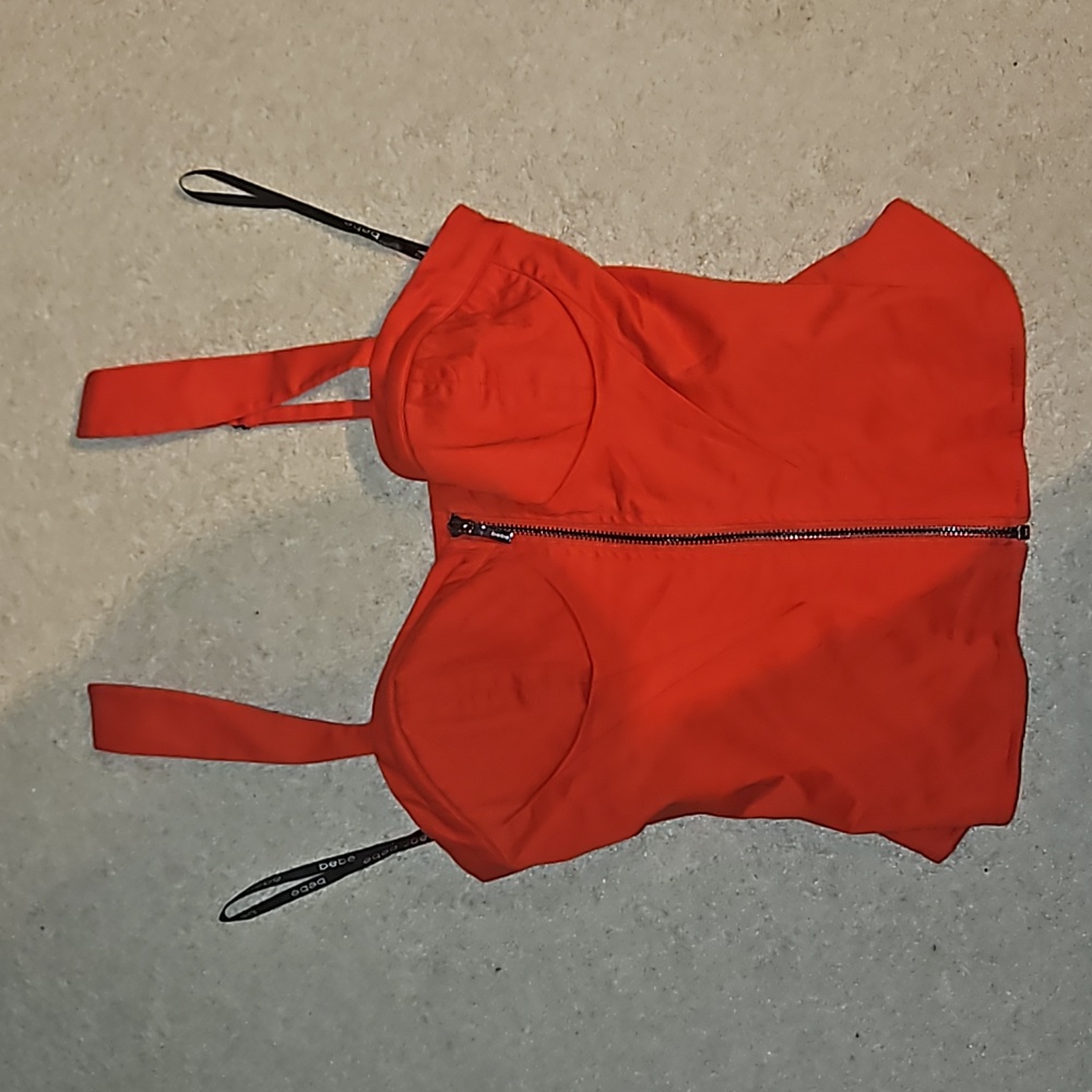 Bebe size xs red corset top